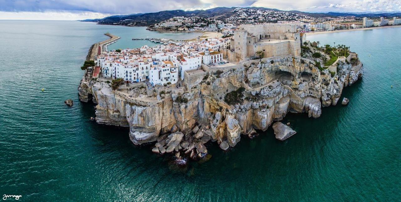 Apartamento Dos Terrazas, Vistas Al Mar. Piscina Peñíscola Kültér fotó