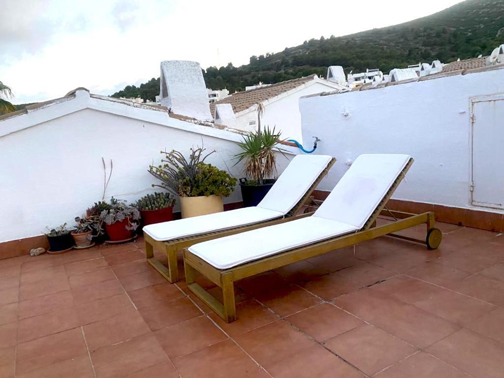 Apartamento Dos Terrazas, Vistas Al Mar. Piscina Peñíscola Kültér fotó